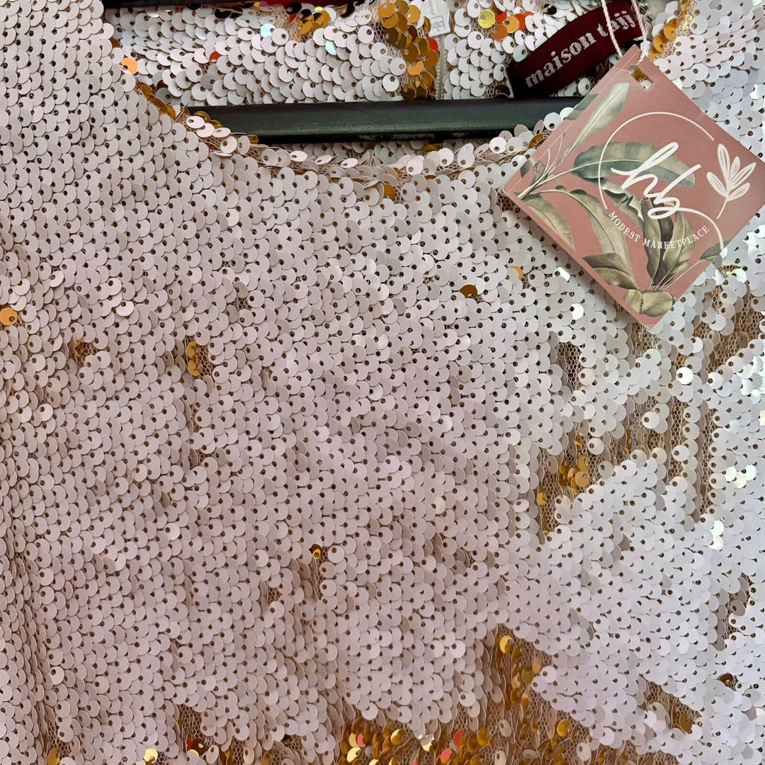Maison Taj Payette Sequin Long Top (NEW WITH TAG)