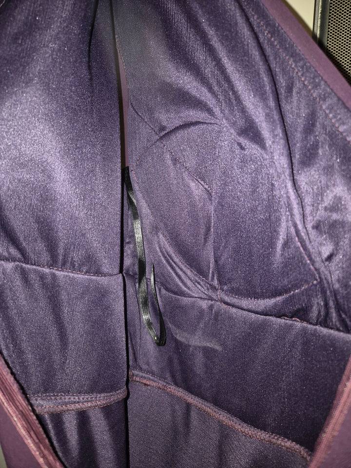 Mauve Chiffon Dress_Inside