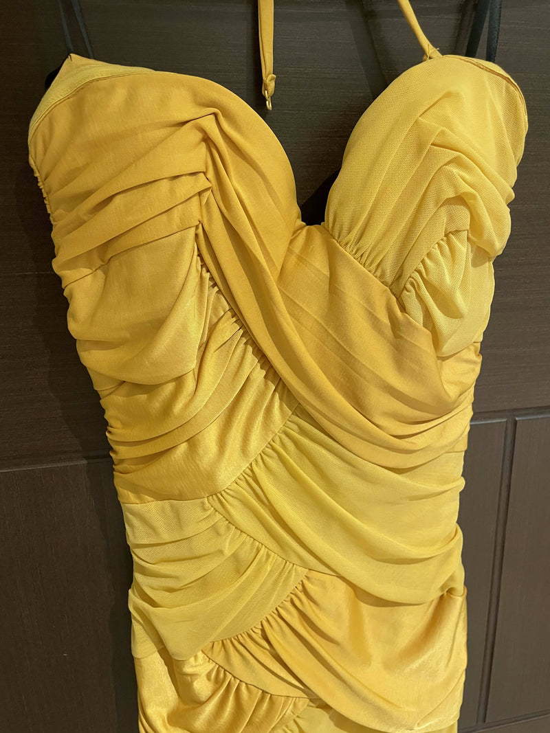 Bebe Yellow Dress EU34