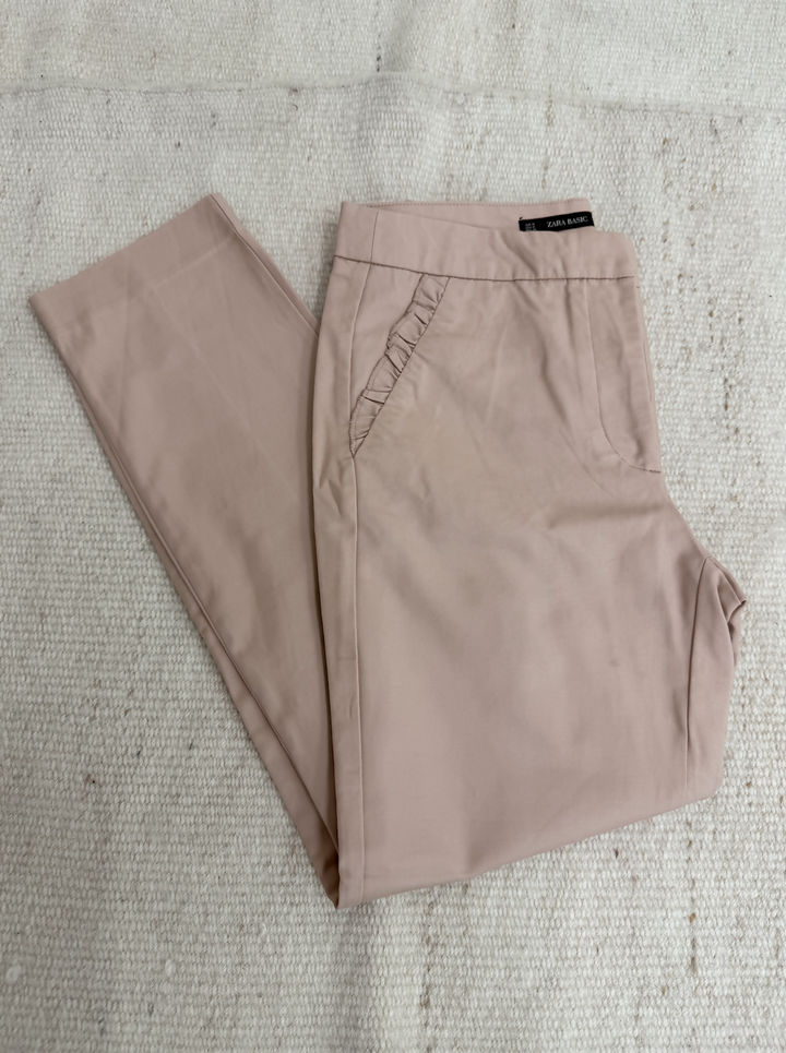 Zara Straight Light Pink Pants