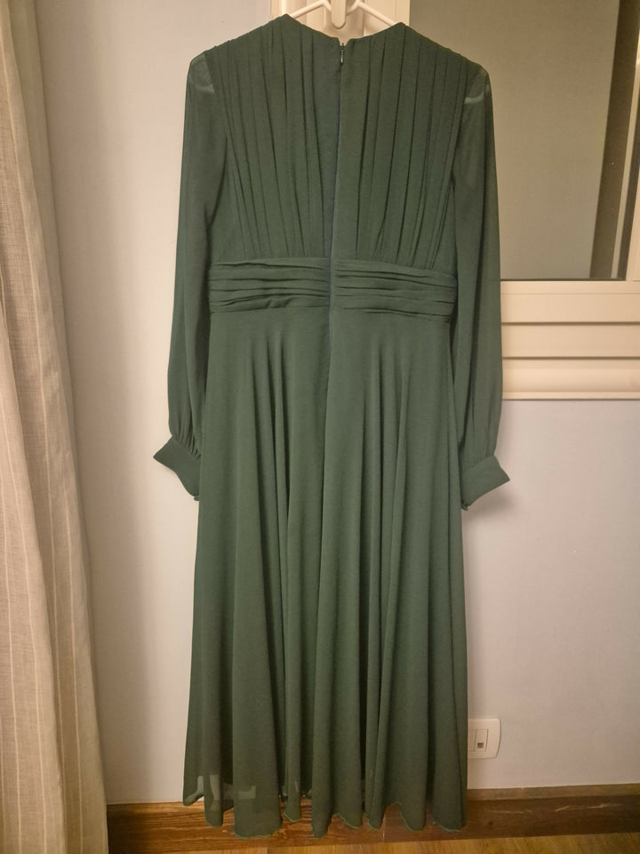 Royal Green Dress_Back