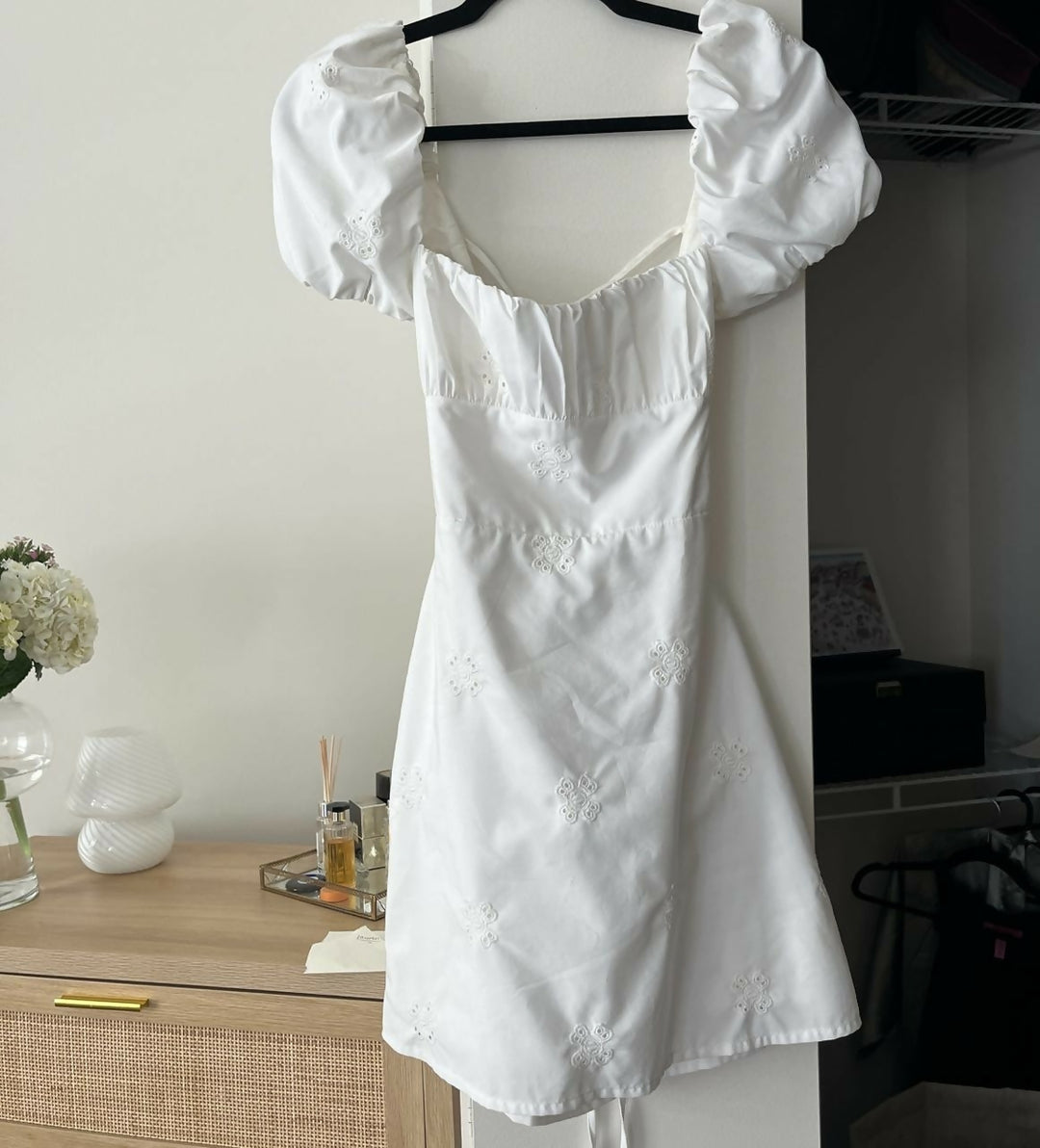 Zara White Dress