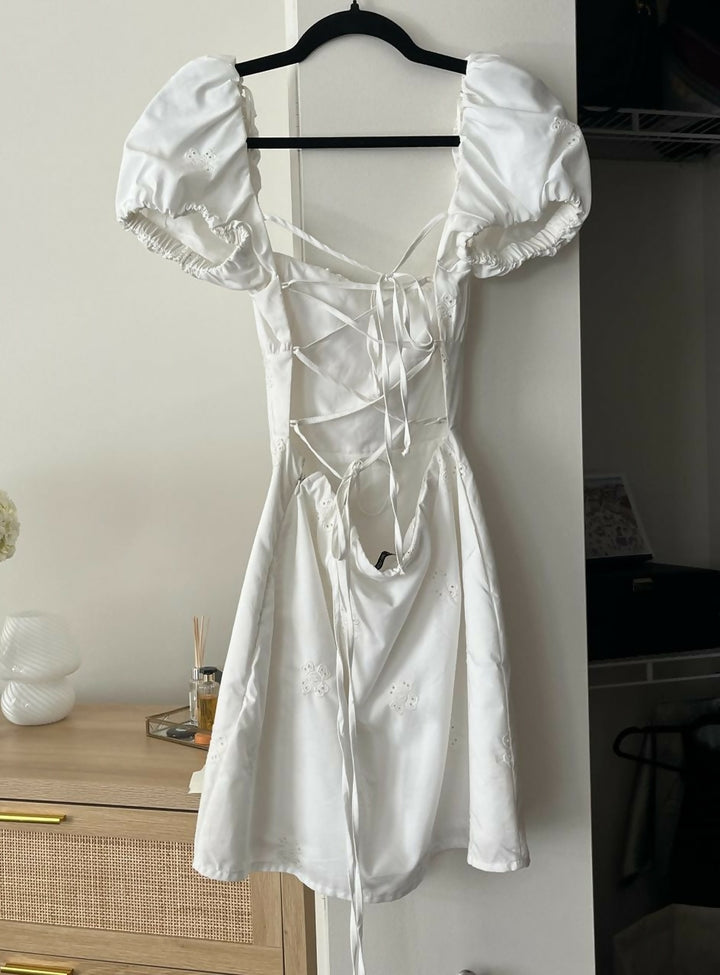 Zara White Dress