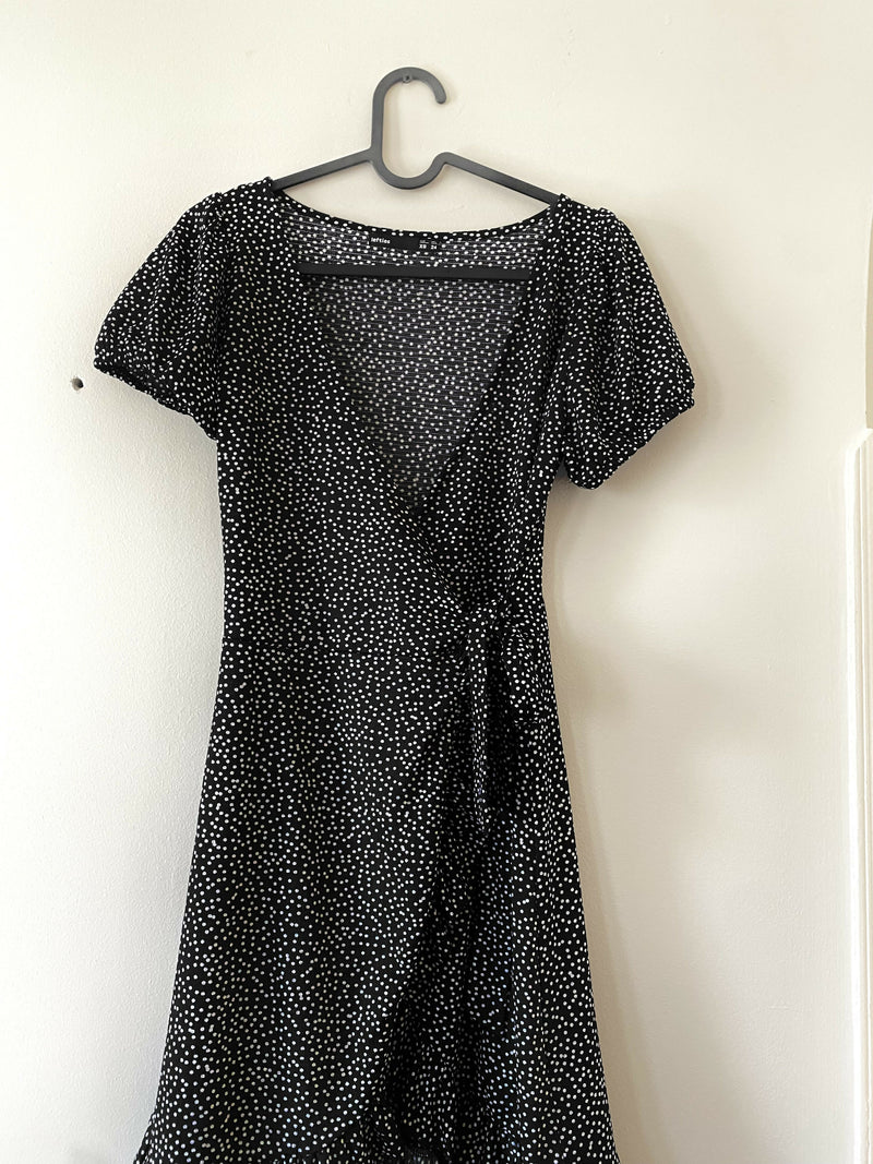 Polka Dots Wrap Dress