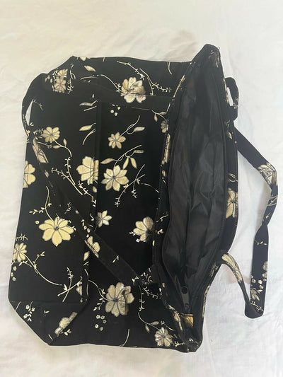 Vintage Velvet Floral Shoulder Bag