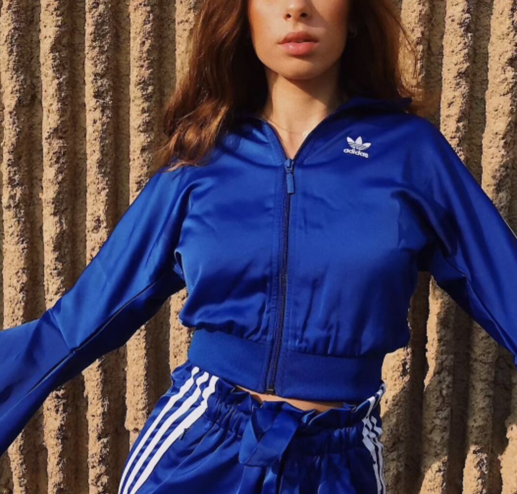 Adidas Satin Tracksuit Jacket Snails