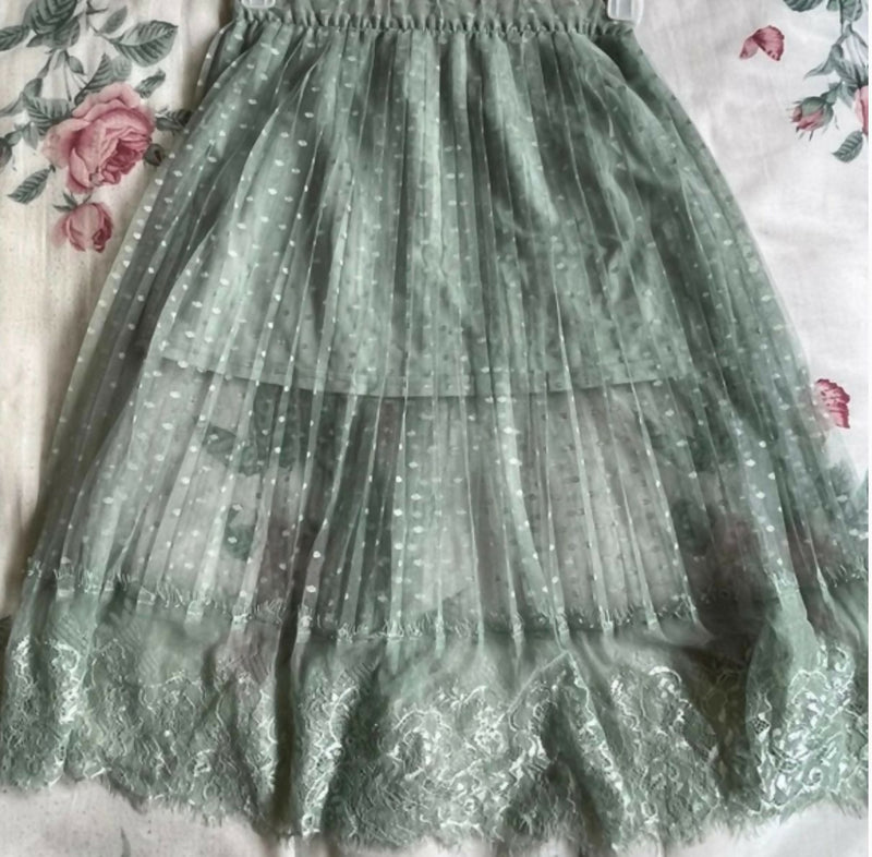 H&M Mini Green Skirt Size: S/M NEW