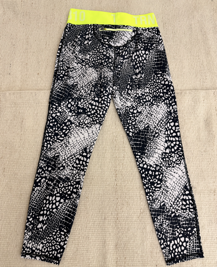H&M Black & White Neon Leggings