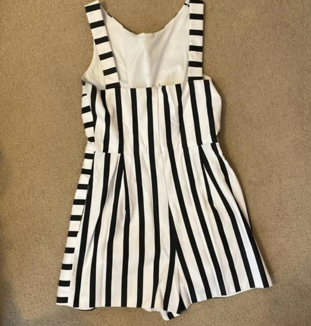 Zara Black & White Romper