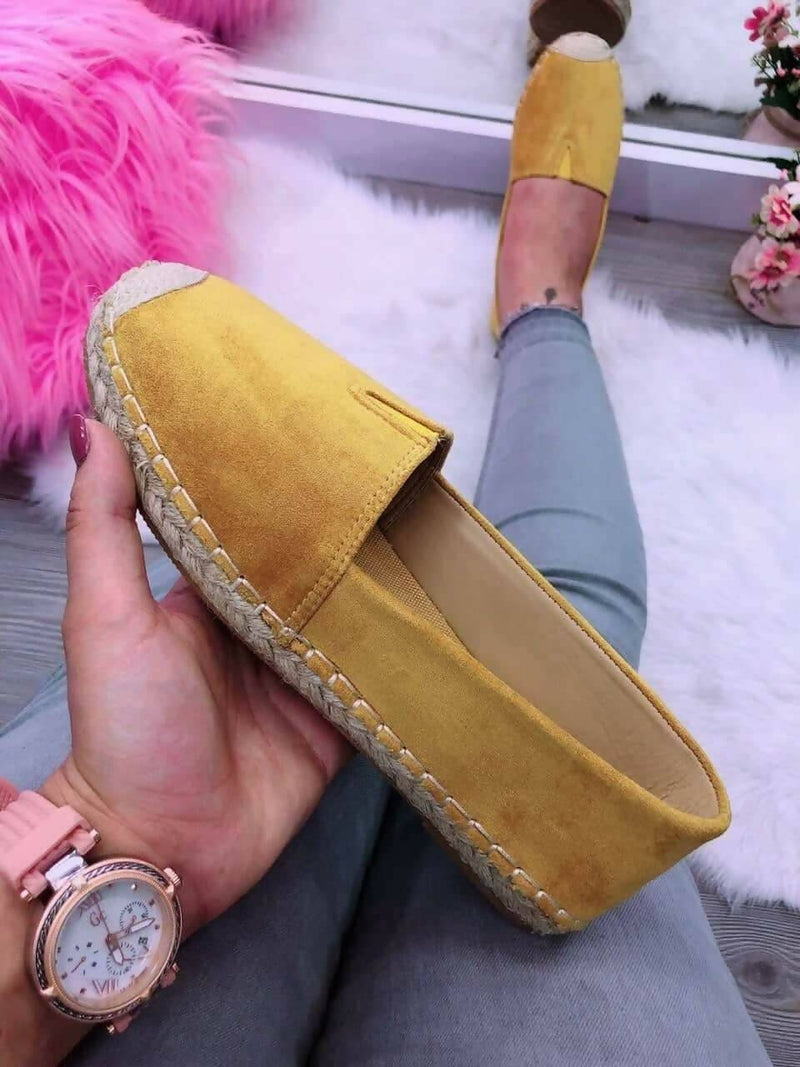 Mustard Espadrilles Size 39 NEW