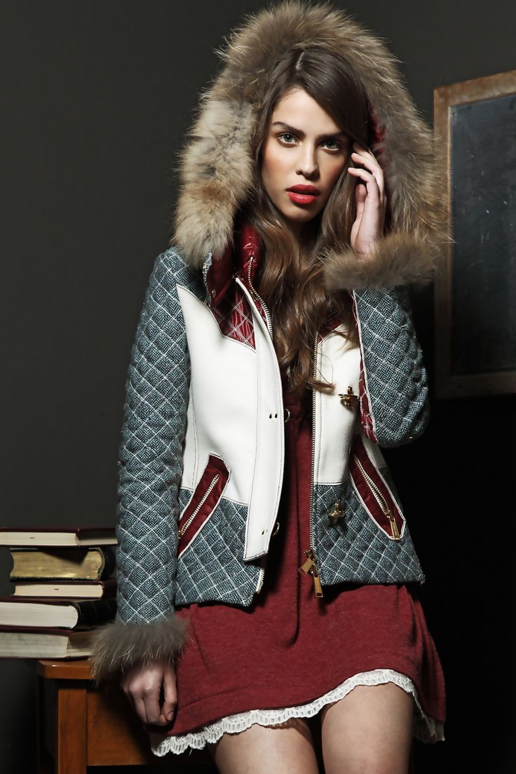 Highly Preppy Fur Jacket