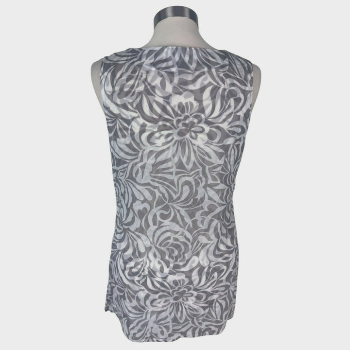 INC International Concepts sleeveless Beaded Tunic Top: M