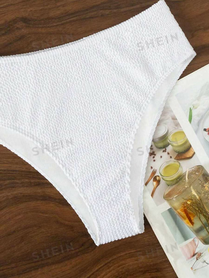 White SHEIN Bikini Size: M NEW WITH TAG