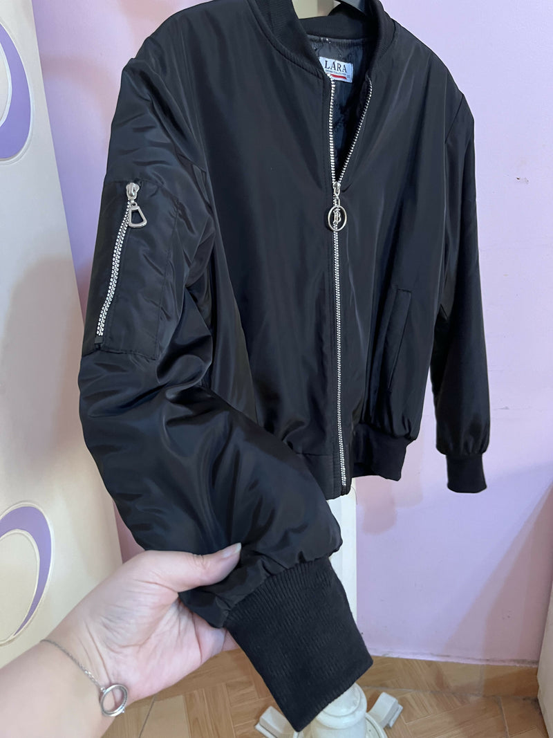 Black Bomber Waterproof Jacket Size: XXL