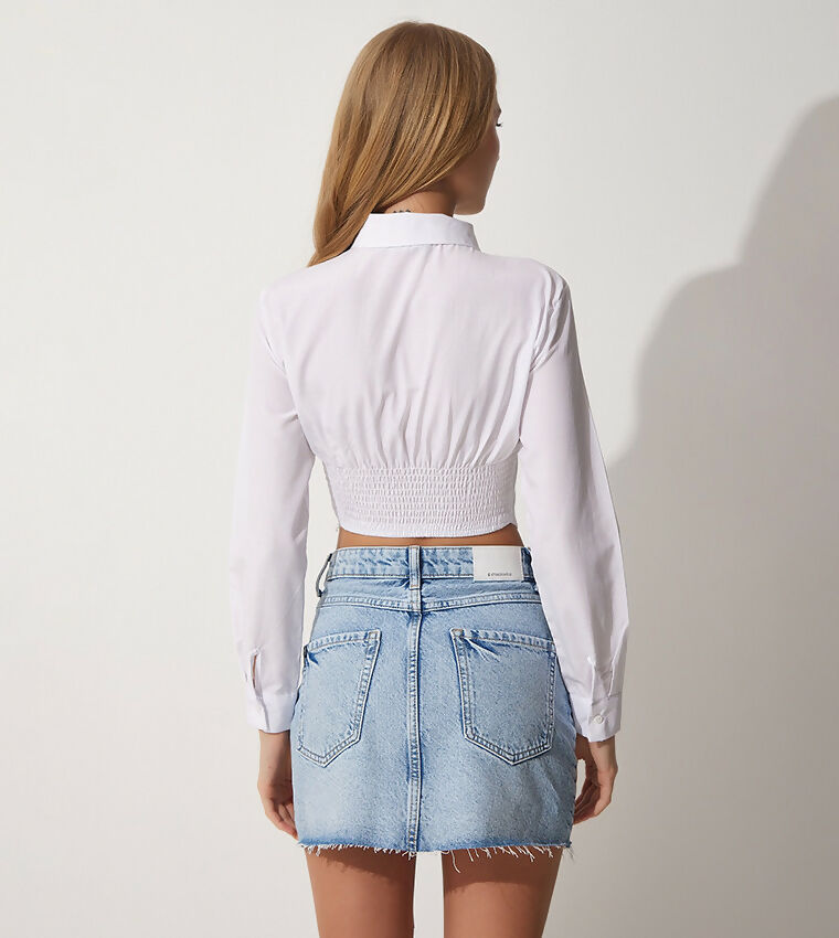 BERSHKA Corset Shirt Size: XS/S