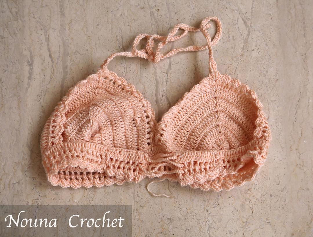 NEW Handmade Crochet 2-Piece-Set (Top + Skirt)