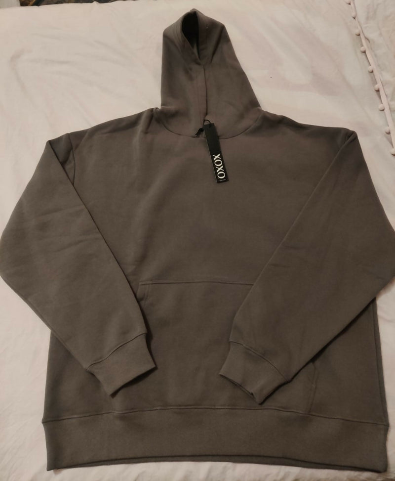 XOXO Grey Hoodie Size:XL NEW WITH TAG