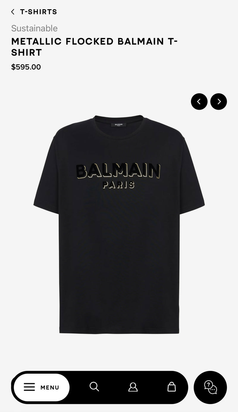 Balmain Black T-shirt