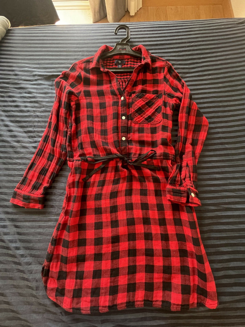 Gap Checkered Dress XS