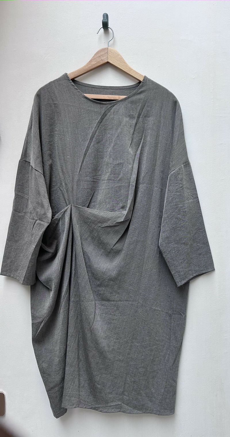 Grey Modern Galabeya Size L-XL