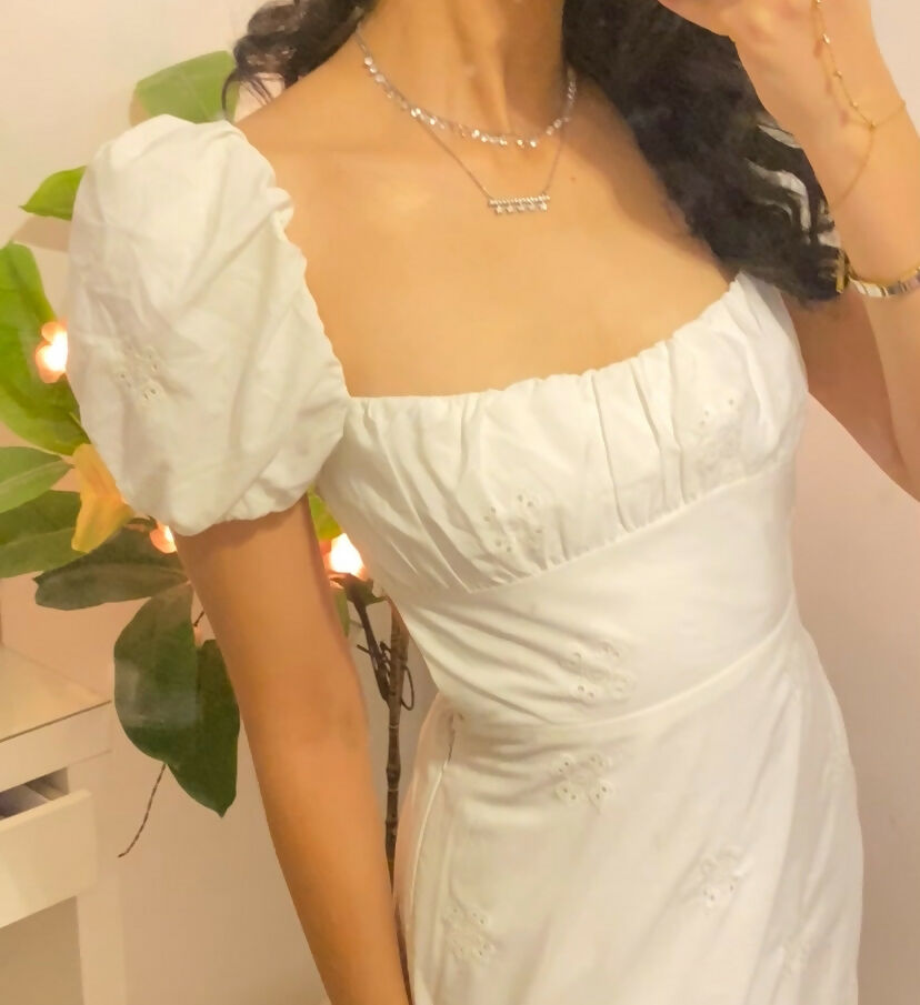 Zara White Dress