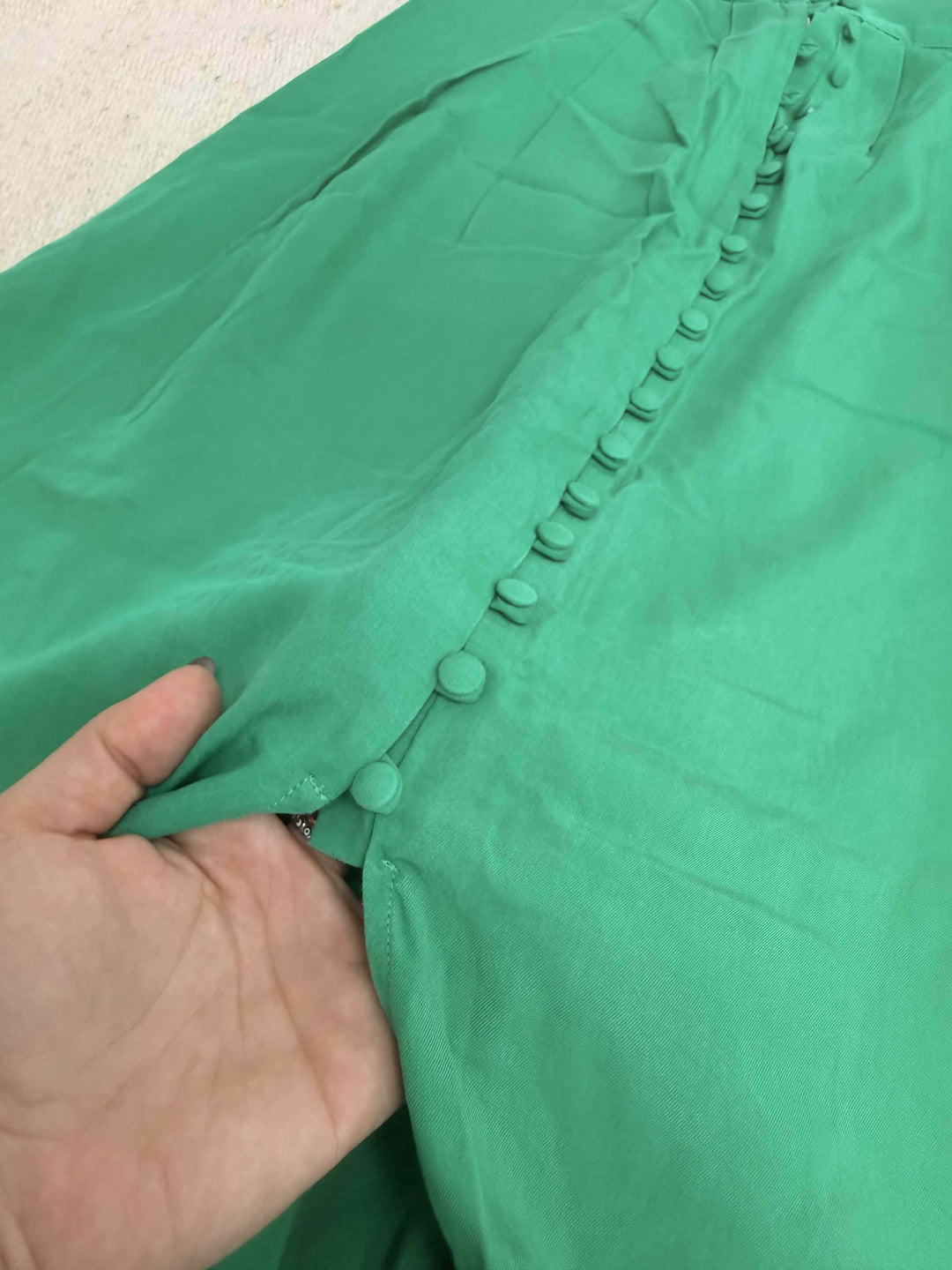 Promod green skirt