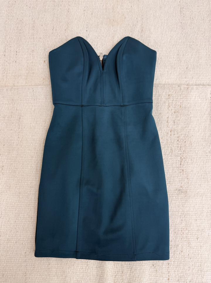 Forever 21 Green Strapless Dress