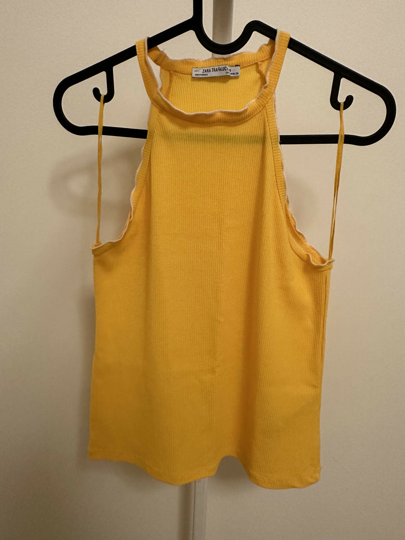 Zara Yellow Top Size: M