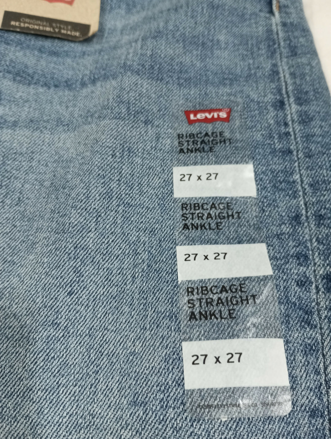 New Levi's Straight Jeans (USA Size: 27)