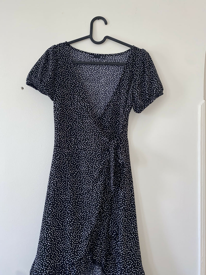 Polka Dots Wrap Dress