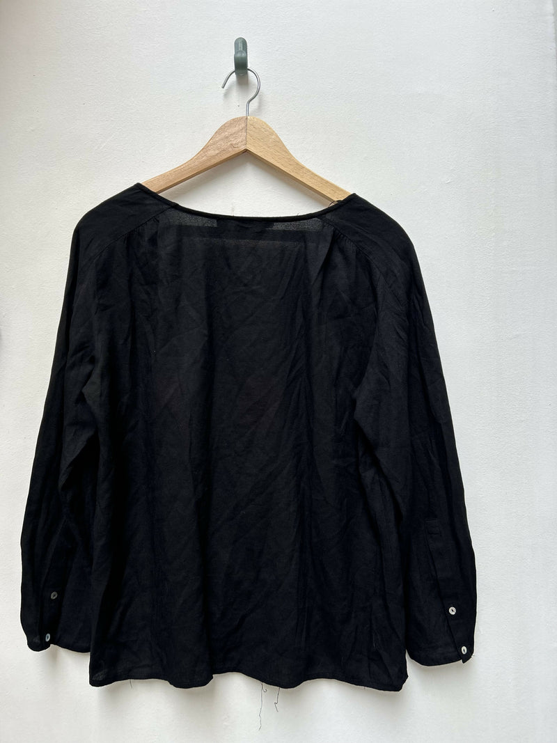 Essential Zara basic V cut blouse size XL