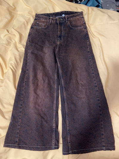 CIELO Burgundy Jeans Size 36