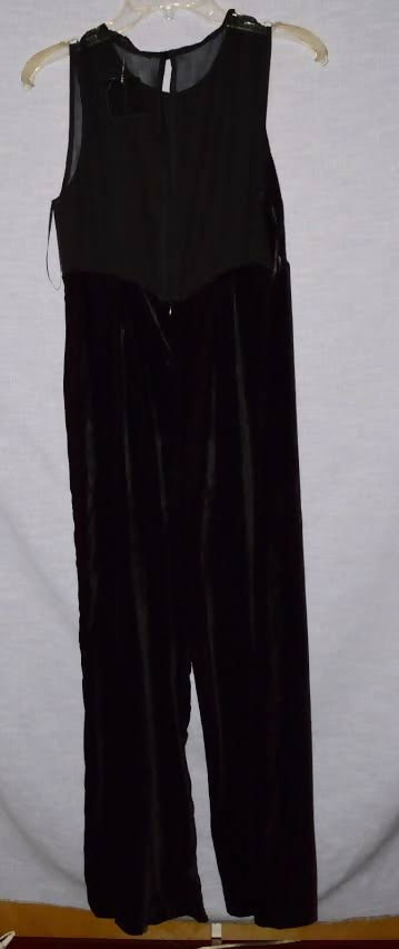 NEW W/TAG Zara Velvet Jumpsuit Size M