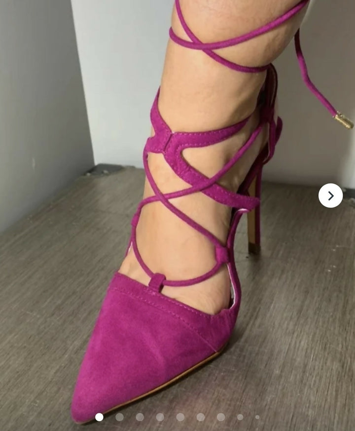 Zara Purple Heels Size 36