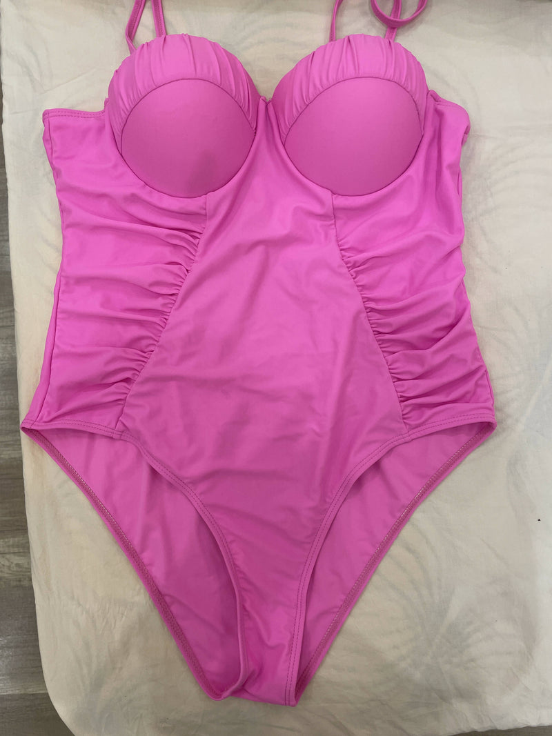 SHEIN Pink Swimsuit Size: XL NEW