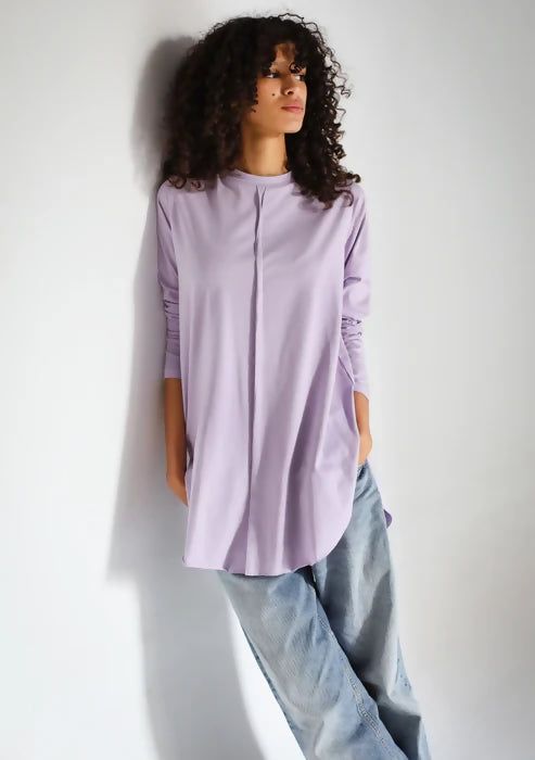 Mash Basics Lilac Long Sleeve Size: L/XL