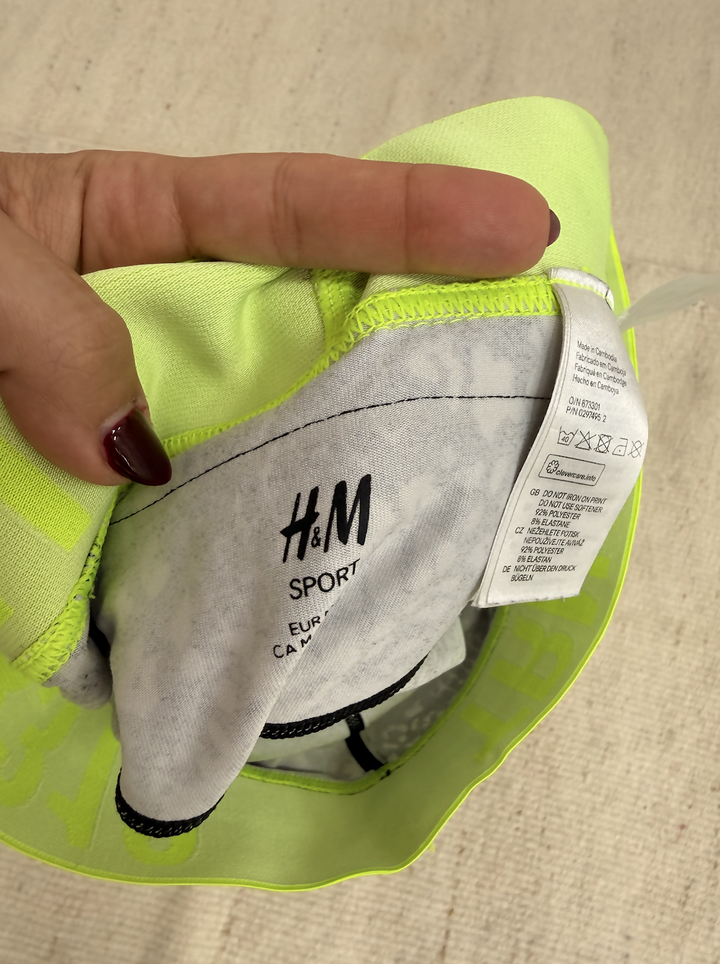 H&M Black & White Neon Leggings