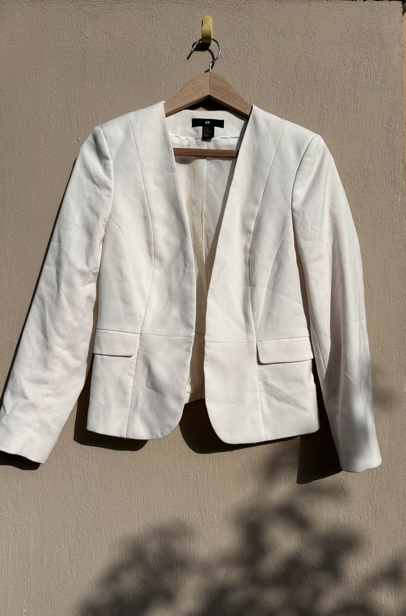 H&M Cream Blazer EUR40