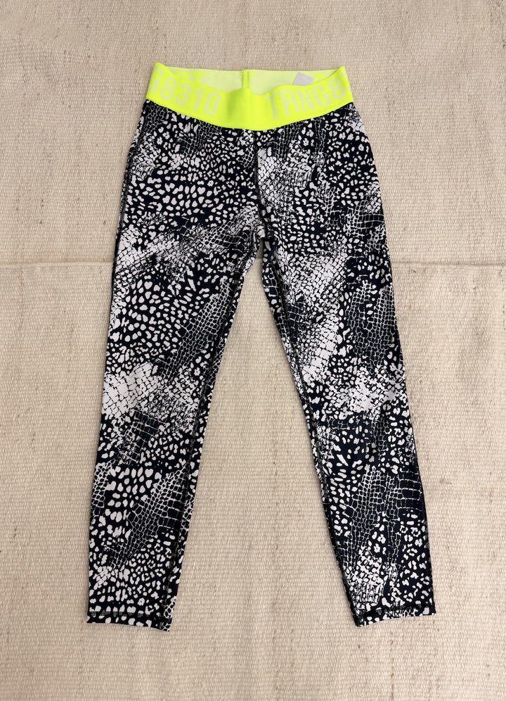 H&M Black & White Neon Leggings