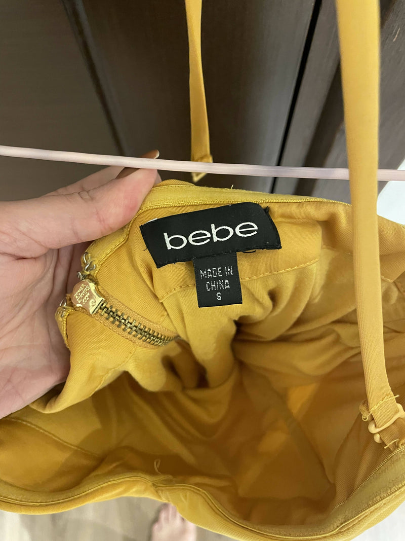 Bebe Yellow Dress EU34