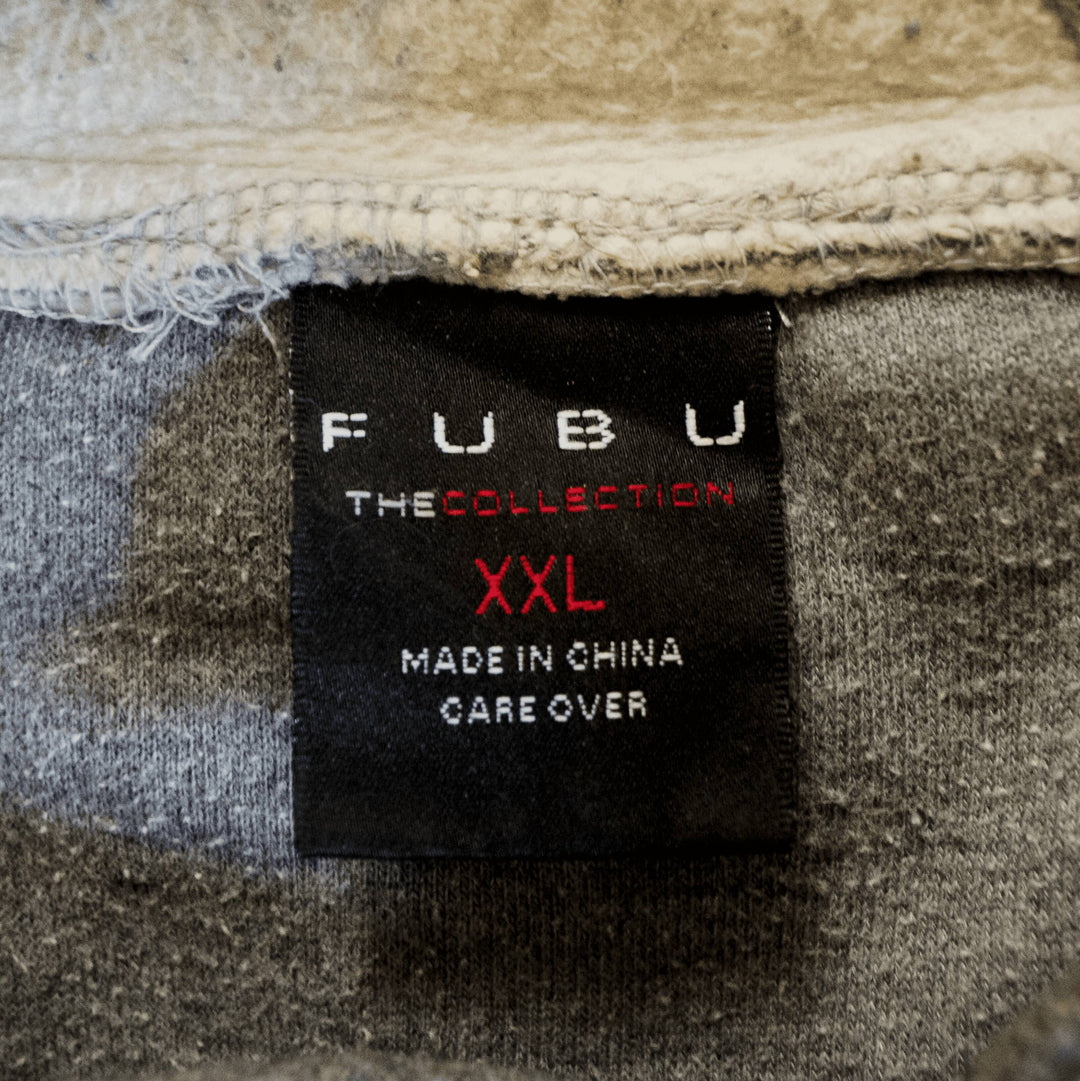 FUBU 90s Vintage Graphic Hoodie - Size XXL