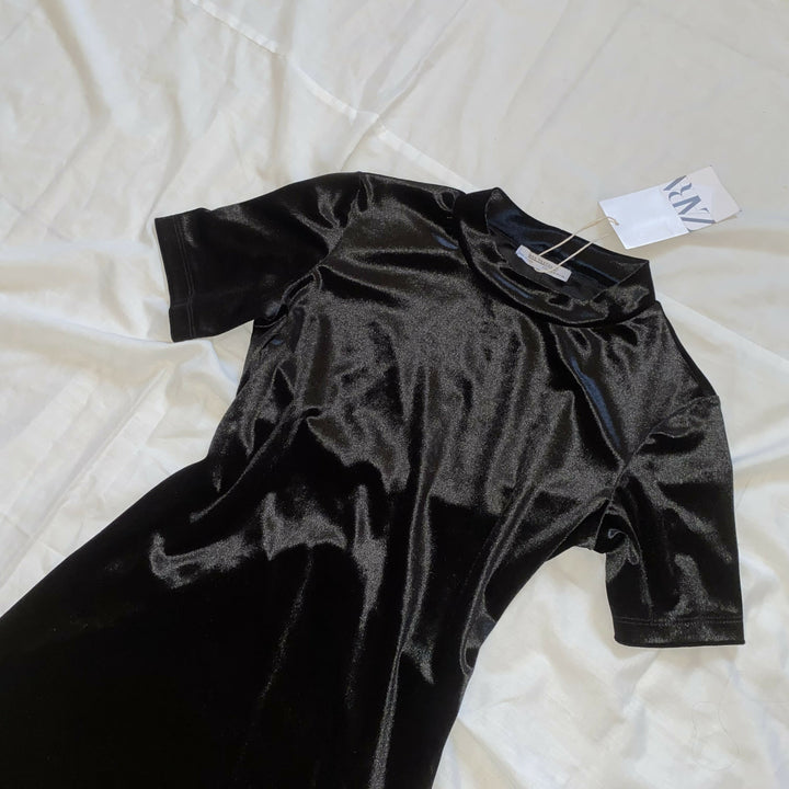 Zara Bodycon Velvet Dress
