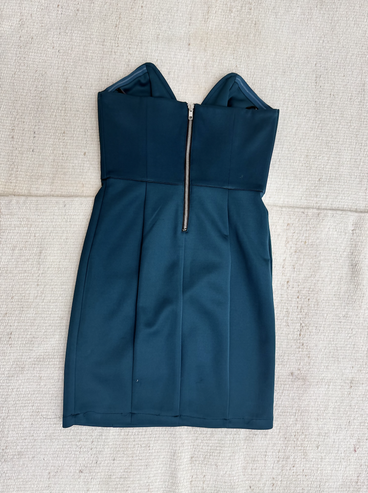 Forever 21 Green Strapless Dress