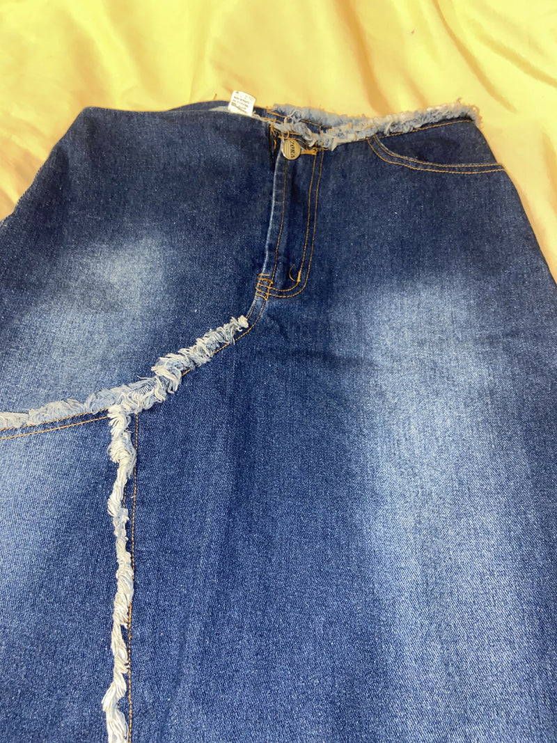 VINTAGE denim skirt size S/M