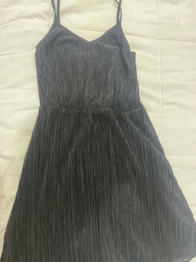 Glitter Black Dress Size S