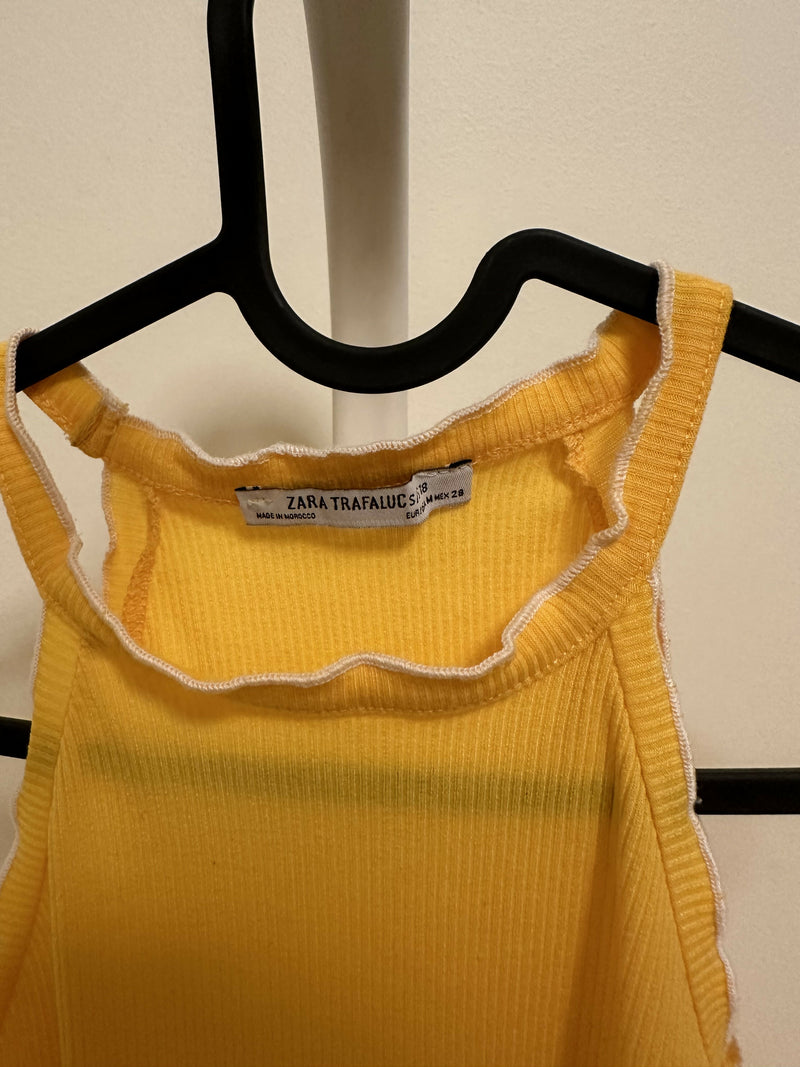 Zara Yellow Top Size: M