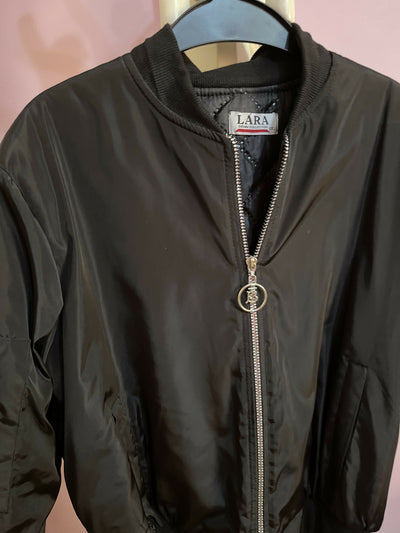 Black Bomber Waterproof Jacket Size: XXL