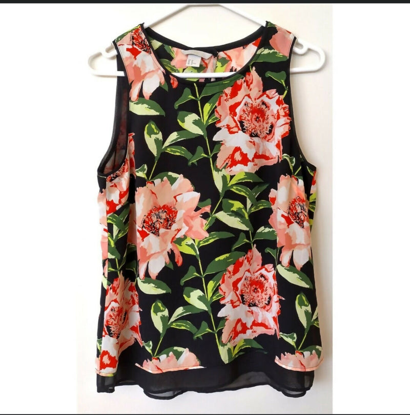 H&M Floral Blouse Size: 36