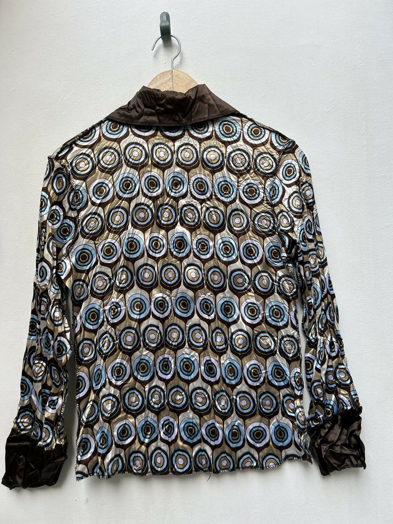 Vintage patterned blouse from Paris