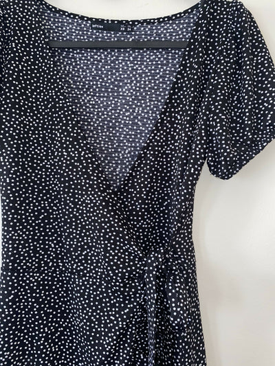 Polka Dots Wrap Dress